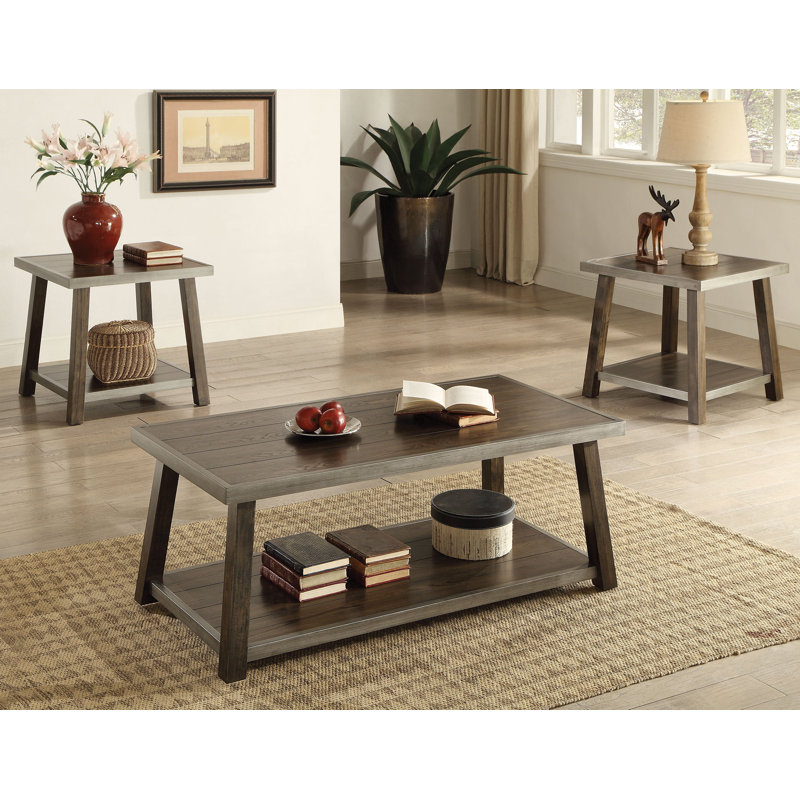 A&J Homes Studio Madelia 3 Piece Coffee Table Set Wayfair